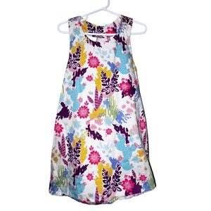 Genuine Kids Cactus Floral Print Sleeveless Dress Girls Size 5T Flawless‎